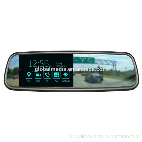5.0 inch Android car rear view mirror GPS Navigation with camera and drivecam